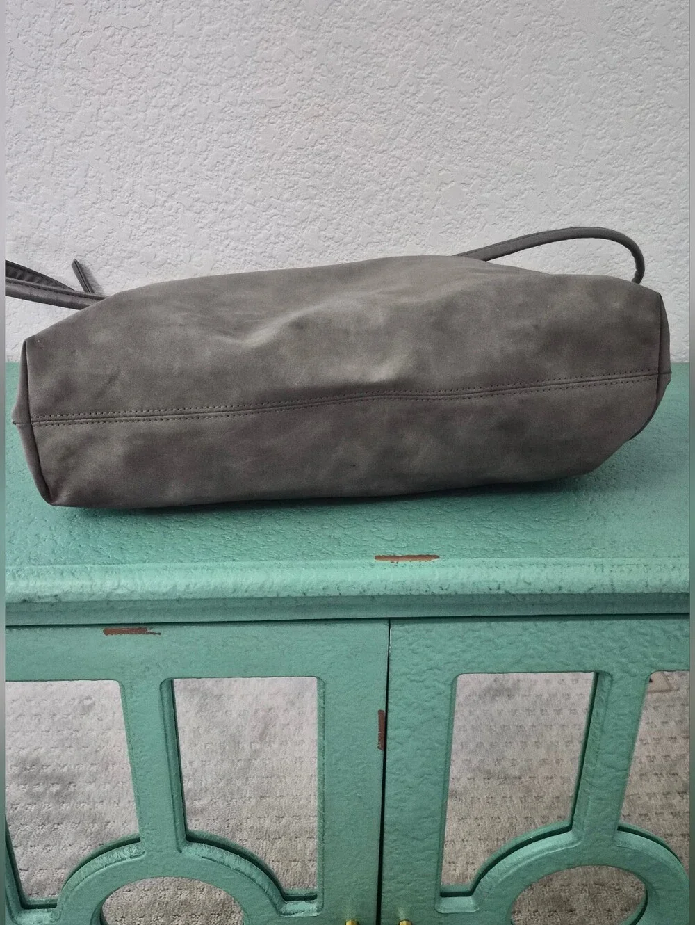 ​8 Other Reasons Betsey Slouch Tote Gray Minimalist Boho Vegan